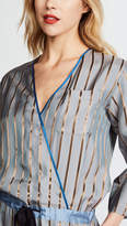 Thumbnail for your product : Forte Forte Viscose Stripe Jumpsuit