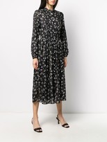 Thumbnail for your product : Saloni Long-Sleeve Geometric Dress