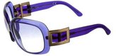 Thumbnail for your product : Roger Vivier Buckle-Accented Oversize Sunglasses