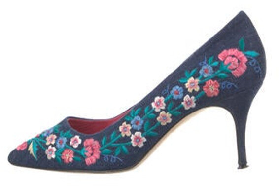 Manolo Embroider | Shop the world's largest collection of fashion 