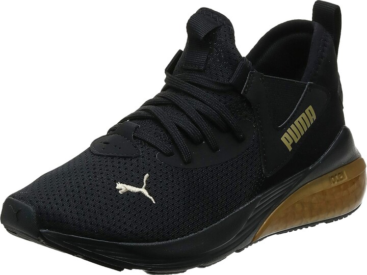 puma black rose gold shoes