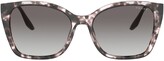 Thumbnail for your product : Prada 54mm Gradient Cat Eye Sunglasses