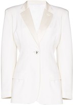 Thumbnail for your product : ATTICO Single-Breasted Wool Blazer