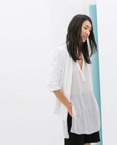 Thumbnail for your product : Zara 29489 Blazer With Turn-Up Sleeve