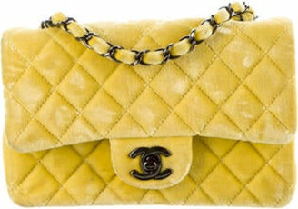 Chanel Classic Velvet New Mini Flap Bag - ShopStyle