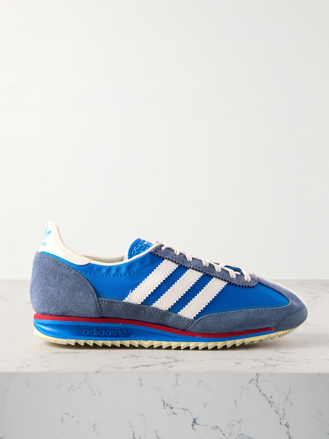 adidas Sl 72 Og Suede And Leather-trimmed Nylon Sneakers - Blue