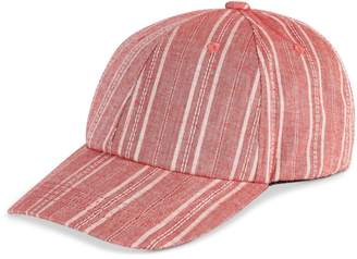 INC International Concepts Striped Cotton Baseball Cap, Created for Macy's