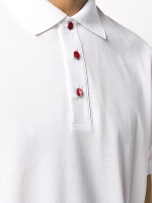 Kiton Contrast Button Polo Shirt