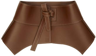 Loewe Brown Leather Obi Belt