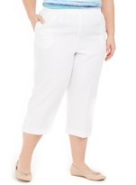 Thumbnail for your product : Alfred Dunner Plus Size Pull-On Capris