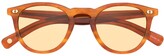 Thumbnail for your product : Garrett Leight Hampton x Sun round-frame sunglasses