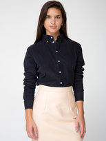 Thumbnail for your product : American Apparel Unisex Corduroy Long Sleeve Button-Down