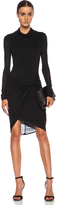 Thumbnail for your product : Helmut Lang Slack Jersey Twist Long Sleeve Dress