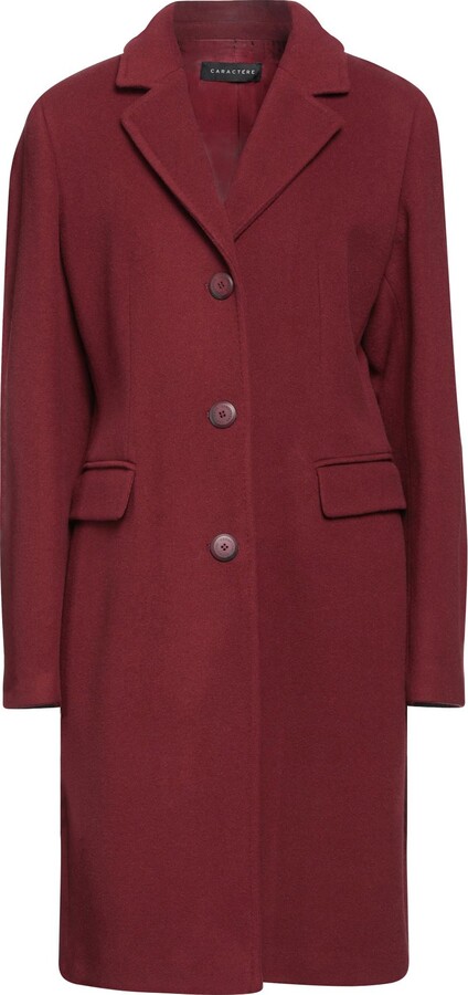 Louis Vuitton Red / Black Button Collared Sleeveless Wool Coat ref.966679 -  Joli Closet