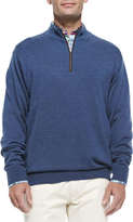 Thumbnail for your product : Peter Millar 1/2-Zip Merino Wool Sweater, Gray