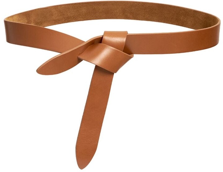 B8 New Brown Suede Leather Womens Ladies Clothing Accessory Belt Medium 