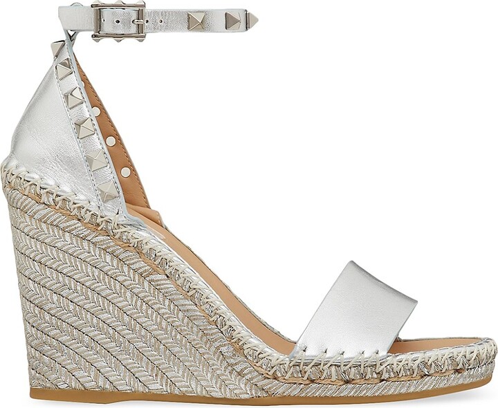 chanel clear wedge sandals