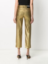 Thumbnail for your product : Versace Jeans Couture Metallic Straight-Leg Trousers
