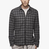 Thumbnail for your product : James Perse Zip Front Plaid Shirt