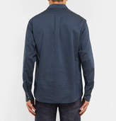 Thumbnail for your product : Barena Slim-Fit Polka-Dot Cotton-Poplin Half-Placket Shirt