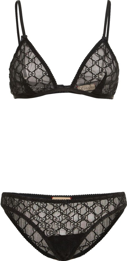 Gucci Lace underwear set - ShopStyle Lingerie