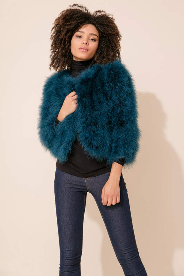 yumi kim feather jacket