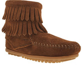 Thumbnail for your product : Minnetonka kids brown double fringed side zip girls toddler