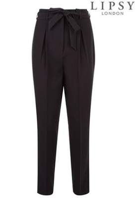 Next Lipsy Tailored Tie Front Trousers - 4