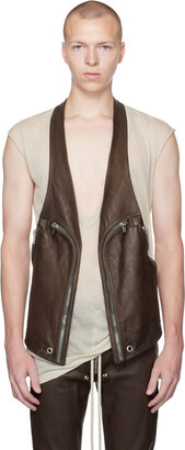 Milwaukee Leather Men's Gambler Snap Front Motorcycle Leather Vest