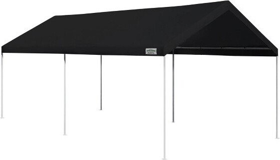 Caravan CaravanCanopyDomain10x20FootStraightLegInstantCanopyTentSet,Black
