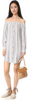 Thumbnail for your product : WAYF Rachel Off Shoulder Shirtdress