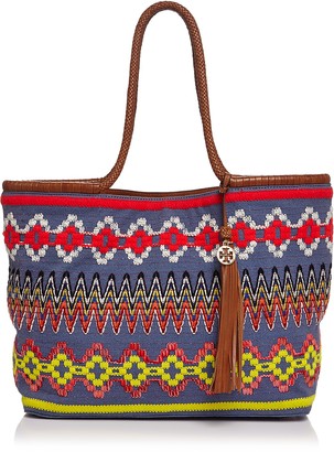 Tory Burch Taylor Embroidered Tote