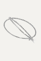 Thumbnail for your product : LELET NY Exes Crystal-embellished Silver-tone Headband
