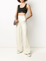 Thumbnail for your product : Golden Goose Logo Trim Cropped Top