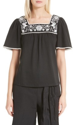 Kate Spade Women's Embroidered Top