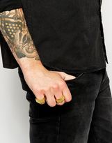 Thumbnail for your product : ASOS Designsix Chunky Ring Exclusive To