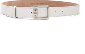 Givenchy Logo Belt in White | FWRD