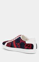 Thumbnail for your product : Gucci Women's New Ace Velvet Sneakers - Blue