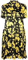 Rochas floral print flared shirt dres 