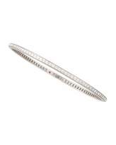 Thumbnail for your product : Roberto Coin 70mm White Gold Diamond Eternity Bangle, 2.06ct