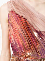 Thumbnail for your product : Maria Lucia Hohan metallic detail pleated dress