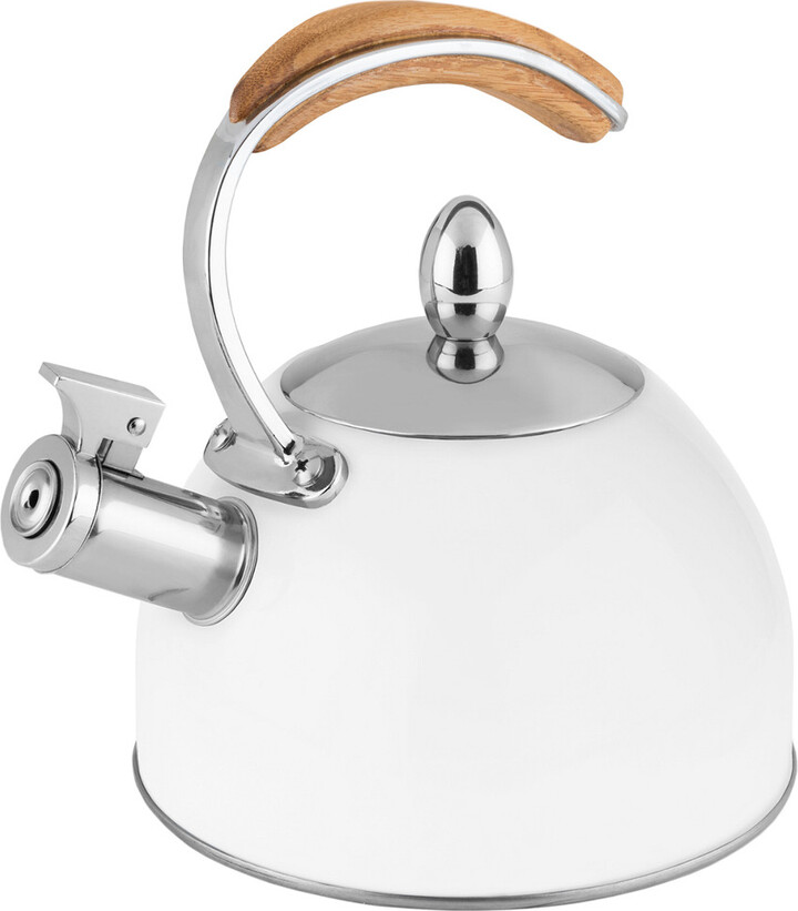 Pinky Up Presley White Tea Kettle