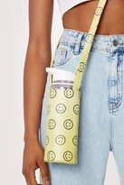 Thumbnail for your product : Nasty Gal Womens Faux Leather Smiley Print Wine Bottle Bag