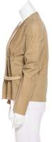 Thumbnail for your product : Yves Salomon Belted Suede Jacket
