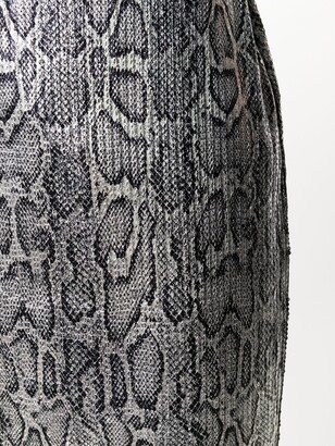 Christopher Kane Sequin Snake Print Dress