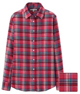 Thumbnail for your product : Uniqlo WOMEN Flannel Check Long Sleeve Shirt