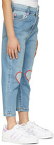 Thumbnail for your product : Marc Jacobs Kids Blue Heart Patch Jeans