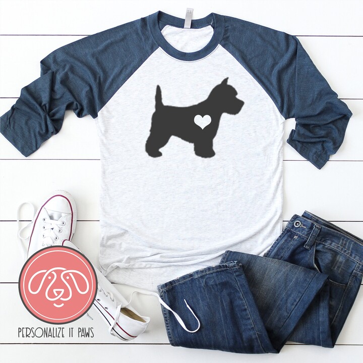 West Highland Terrier "Westie" Raglan