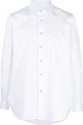 Kiton Cotton Long-Sleeved Shirt