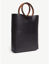 Thumbnail for your product : Theory Leather mini hoop tote bag